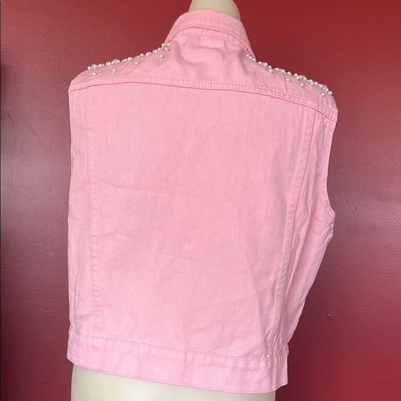 Like new Amazon Essentials Pink Studded Vest - Picture 4 of 12